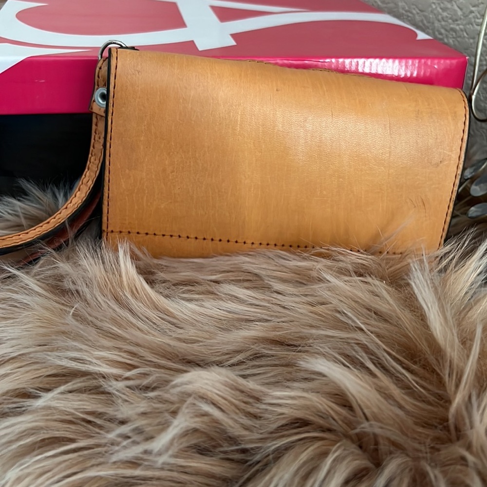 New tan western leather wallet - Picture 3 of 4